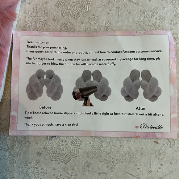 NWT Parlovable slippers - Picture 8 of 10